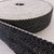 Herringbone Black and White (33m or 15m roll) Webbing 2" Wide (50mm)